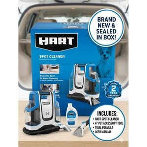 HART Corded Spot‎ Cleaner with Pet Accessory Tool, 51oz Tank & 5 Foot Hose NEW